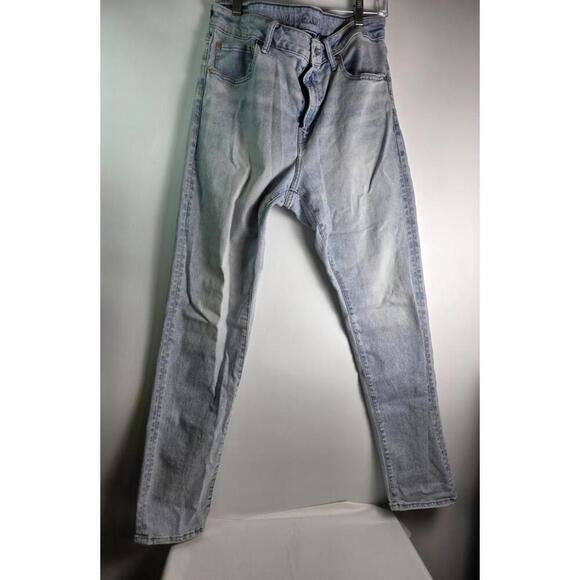 American Eagle Slim Straight Airflex 360 Jeans Blue Denim Men's 36X34 Pockets - Picture 2 of 9